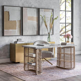 Adara Desk Chair, Knoll Natural by Four Hands