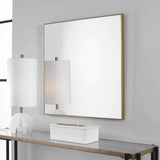 Alexo Square Mirror, Gold-Accessories-High Fashion Home