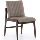 Alice Leather Dining Chair, Sonoma Grey - Furniture - Dining - High Fashion Home