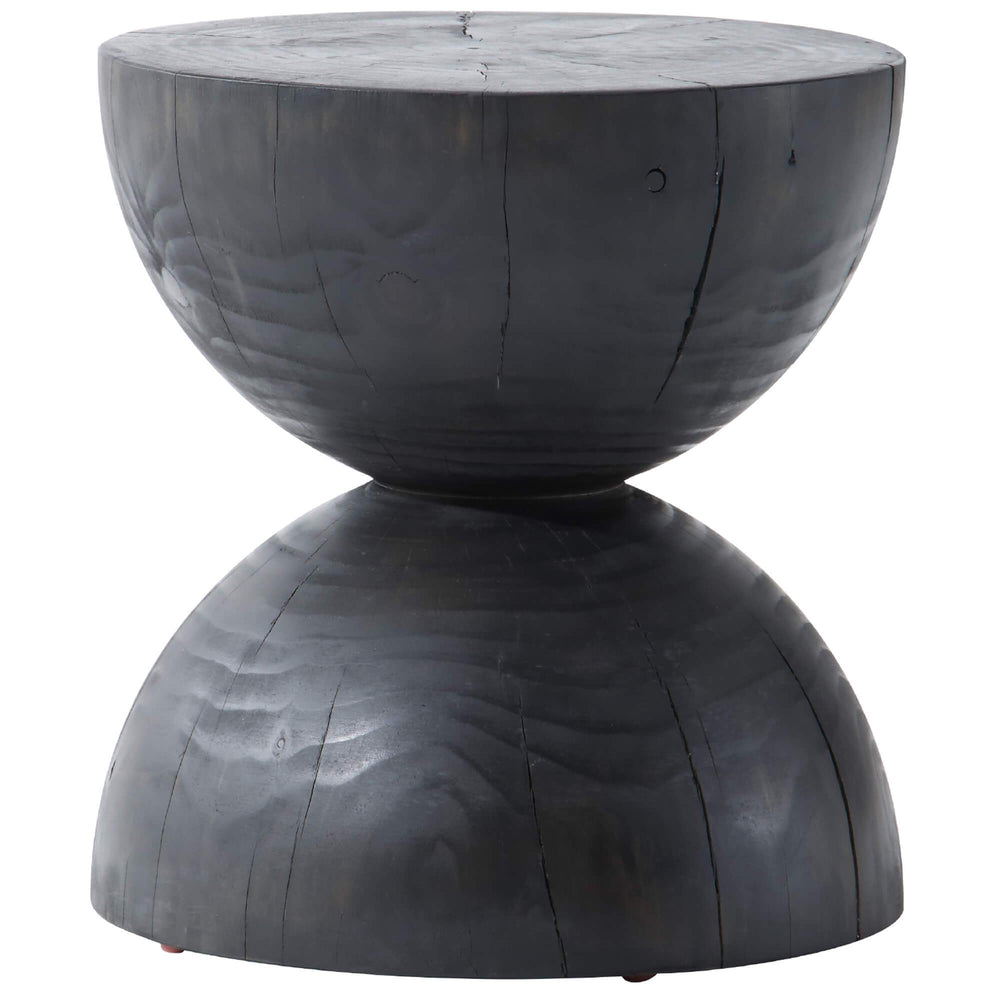 Aliza End Table, Black-Furniture - Accent Tables-High Fashion Home