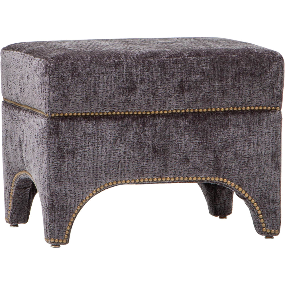 Allura Ottoman, Finn Onyx - Furniture - Chairs - High Fashion Home