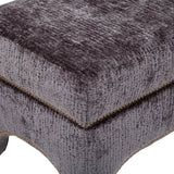 Allura Ottoman, Finn Onyx - Furniture - Chairs - High Fashion Home