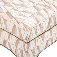 Allura Ottoman, Pen and Ink Charcoal - Furniture - Chairs - High Fashion Home