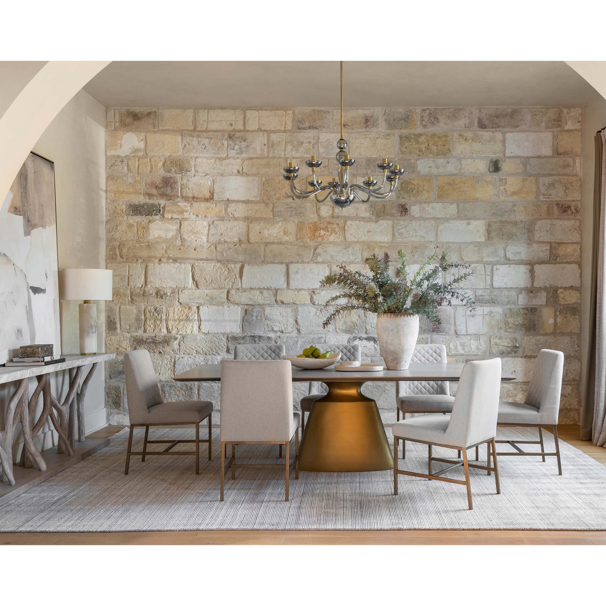 Amaud Rug, Brown/Cream by Four Hands – High Fashion Home