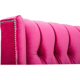 Amelia Bed, Vance Watermelon-Furniture - Bedroom-High Fashion Home
