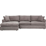 Andre Sectional, Graceland Slate - Modern Furniture - Sectionals - High Fashion Home