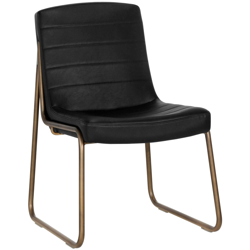Anton Side Chair, Vintage Black, Set of 2-Furniture - Dining-High Fashion Home