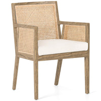 Antonia Cane Arm Chair, Toasted Nettlewood, Set of 2