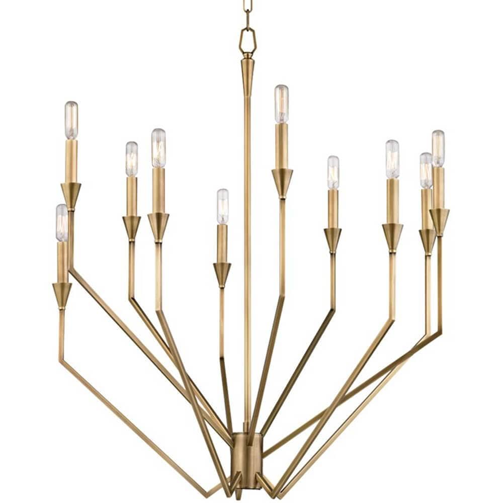 Archie 10 Light Chandelier - Lighting - High Fashion Home