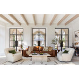 Arum Coffee Table, Cream Marble by Four Hands