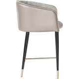 Asher Counter Stool, Flint Grey - Furniture - Dining - High Fashion Home