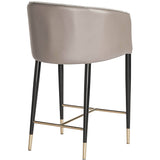 Asher Counter Stool, Flint Grey - Furniture - Dining - High Fashion Home