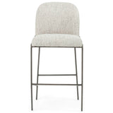 Astrud Bar Stool, Lyon Pewter - Furniture - Dining - High Fashion Home
