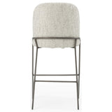 Astrud Bar Stool, Lyon Pewter - Furniture - Dining - High Fashion Home
