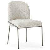 Astrud Dining Chair, Lyon Pewter - Furniture - Chairs - High Fashion Home