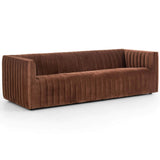 Augustine 97" Sofa, Burnt Auburn-Furniture - Sofas-High Fashion Home