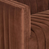 Augustine 97" Sofa, Burnt Auburn-Furniture - Sofas-High Fashion Home
