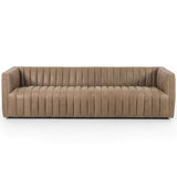 Augustine 88" Leather Sofa, Palermo Drift-Furniture - Sofas-High Fashion Home
