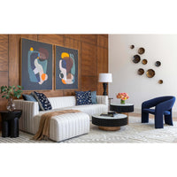 Augustine LAF 105" Sectional, Dover Crescent