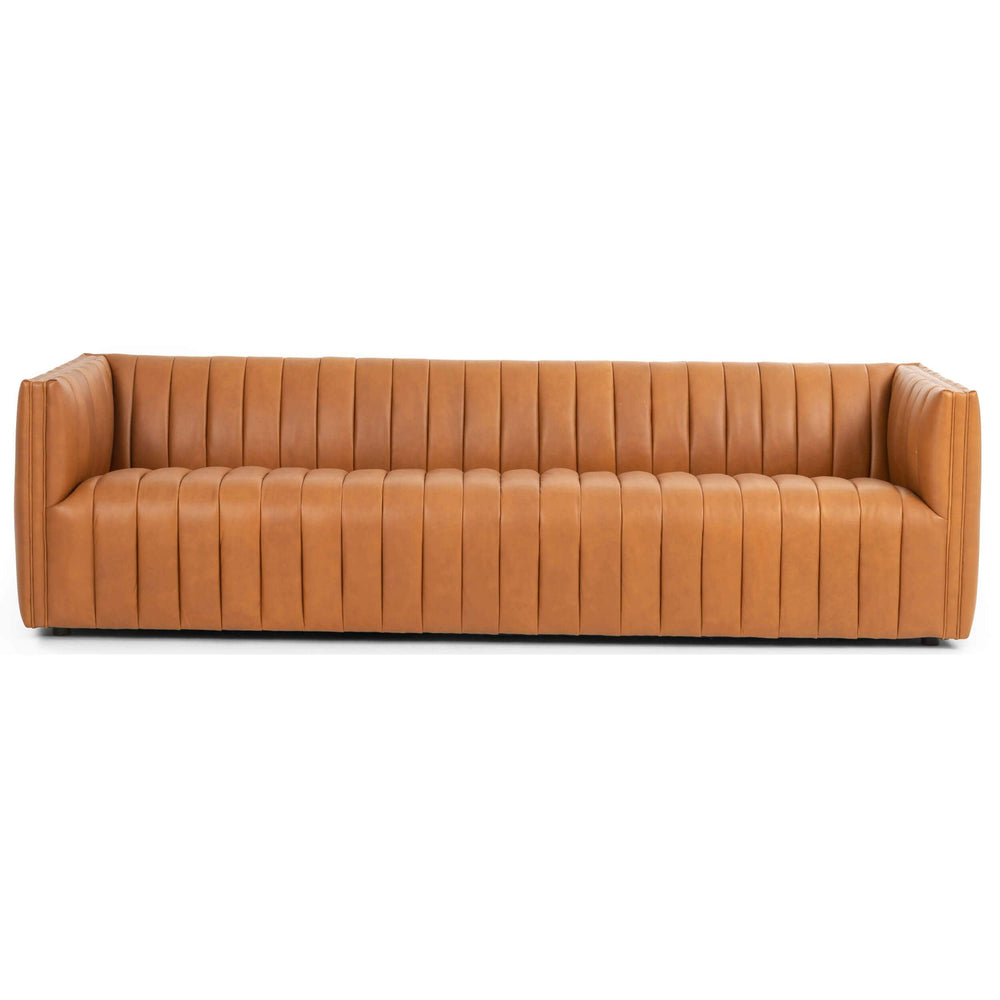 Augustine Leather Sofa, Hudson Lager - Modern Furniture - Sofas - High Fashion Home