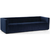 Augustine Sofa, Sapphire Navy - Modern Furniture - Sofas - High Fashion Home