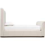 Avery Bed, Ivory Cloud - Modern Furniture - Beds - High Fashion Home