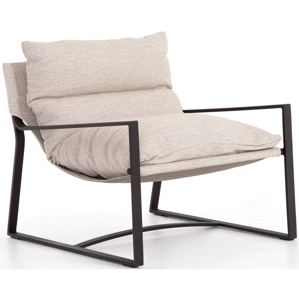 Avon Outdoor Sling Chair, Faye Sand - Modern Furniture - Accent Chairs - High Fashion Home