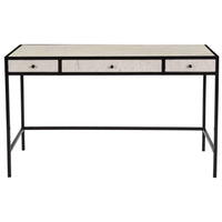 Tisbury Desk, Gunmetal-Furniture - Office-High Fashion Home