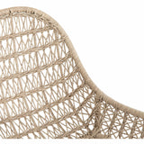 Bandera Outdoor Woven Dining Chair, Vintage White - Furniture - Dining - High Fashion Home