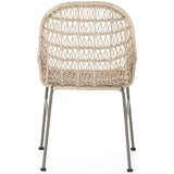 Bandera Outdoor Woven Dining Chair, Vintage White - Furniture - Dining - High Fashion Home