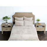 Bari Velvet Quilt, Pebble-Furniture - Bedroom-High Fashion Home