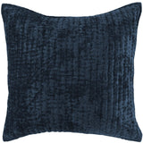 Bari Velvet Sham, Ocean Blue - Accessories - High Fashion Home