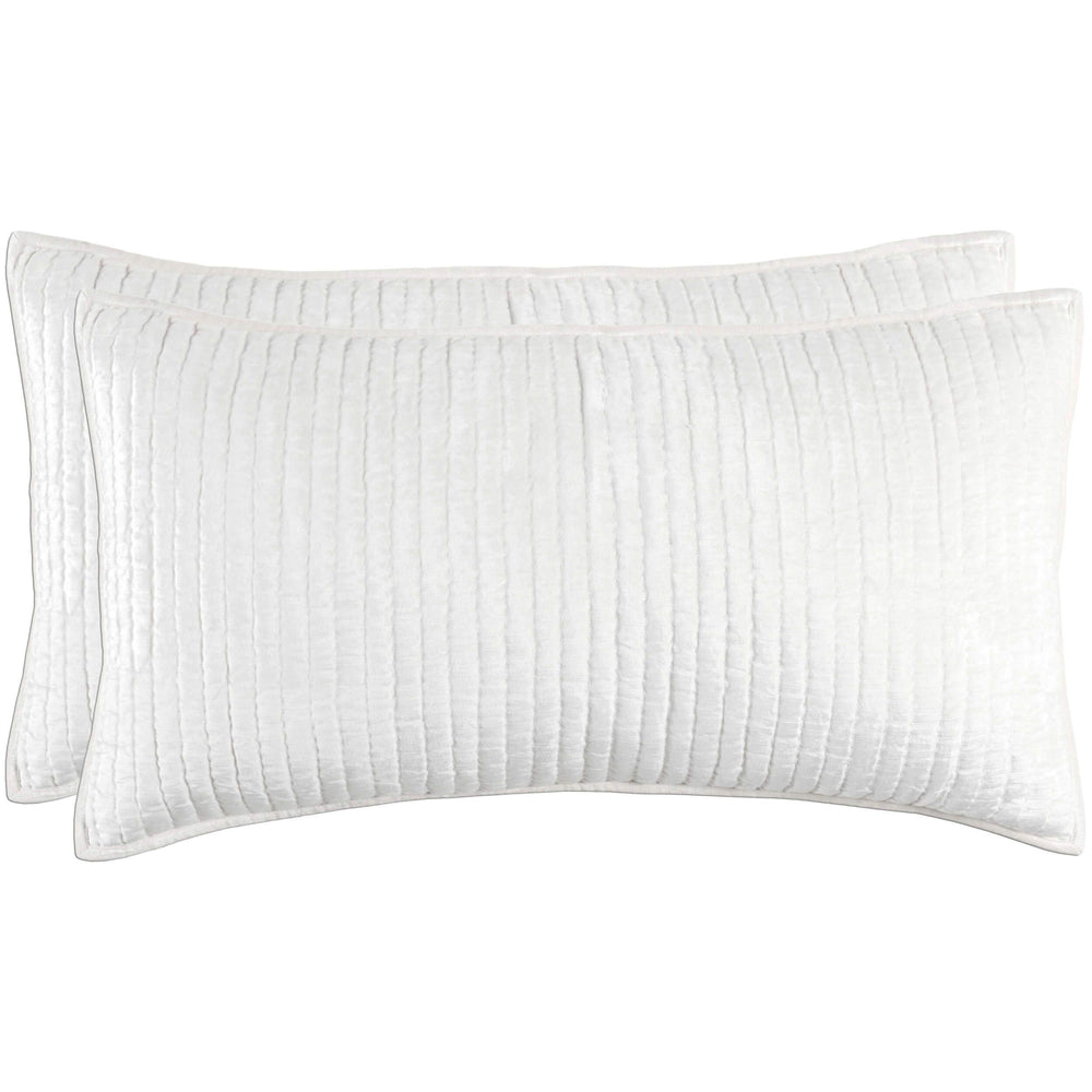 Bari Velvet Sham, Cloud - Accessories - High Fashion Home