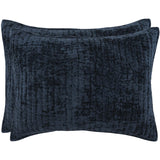 Bari Velvet Sham, Ocean Blue - Accessories - High Fashion Home