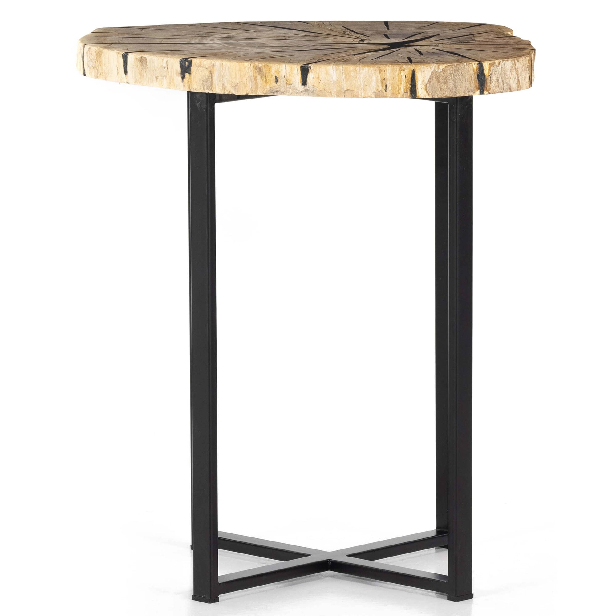 Barren End Table, Light Petrified High Fashion Home