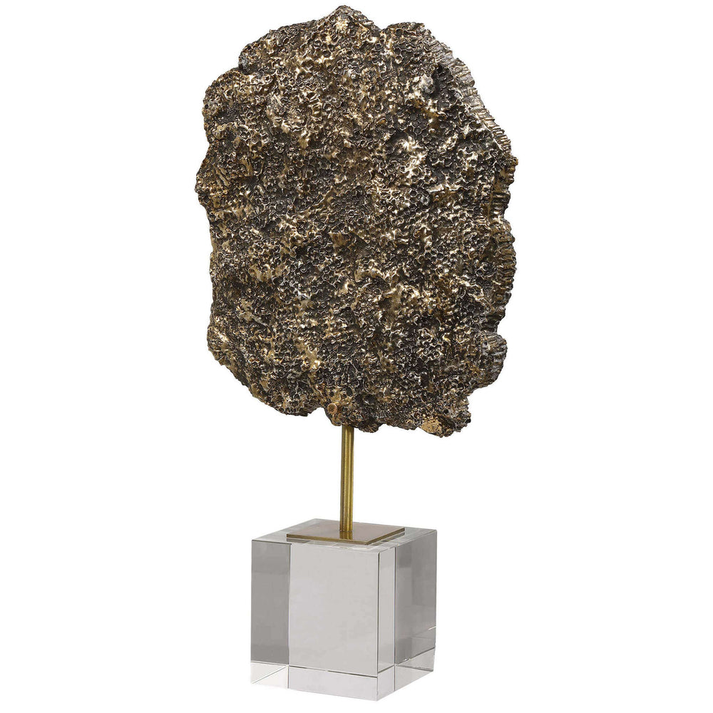 Beekeeper Sculpture, Antique Gold-Accessories-High Fashion Home