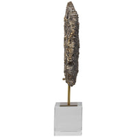 Beekeeper Sculpture, Antique Gold-Accessories-High Fashion Home