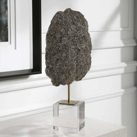 Beekeeper Sculpture, Antique Gold-Accessories-High Fashion Home