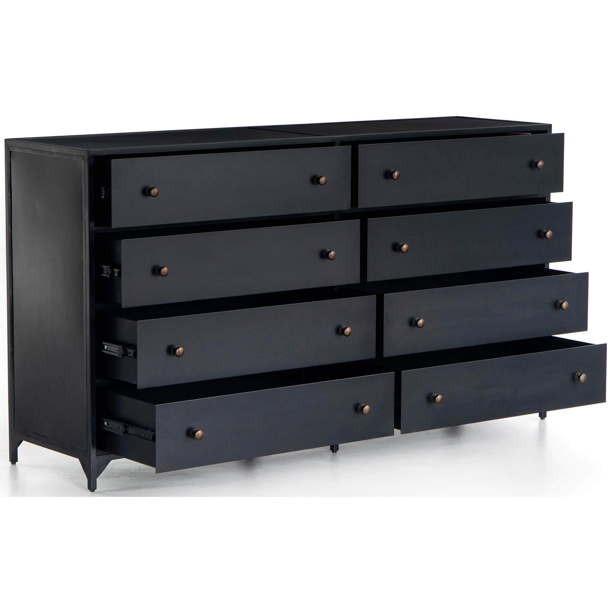 Belmont 8 Drawer Dresser, Black by Four Hands High Fashion Home Belmont 8 Drawer Dresser, Black by Four Hands High Fashion Home