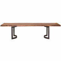 Bent Dining Table, Brown