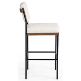 Benton Bar & Counter Stool, Fayette Cloud by Four Hands