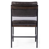Benton Leather Dining Chair, Sonoma Black, Set of 2 by Four Hands
