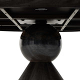 Bibianna Dining Table, Worn Black-Furniture - Dining-High Fashion Home