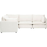 Blaise 5 Piece Sectional, Nomad Snow-Furniture - Sofas-High Fashion Home