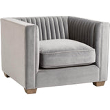 Blake Chair, Powder Grey - Modern Furniture - Accent Chairs - High Fashion Home