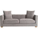 Blake Sofa, Powder Grey - Modern Furniture - Sofas - High Fashion Home