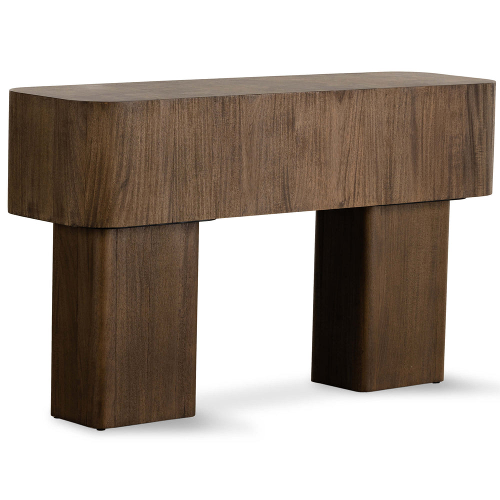 Blanco Console Table, Warm Umber by Four Hands
