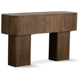 Blanco Console Table, Warm Umber by Four Hands