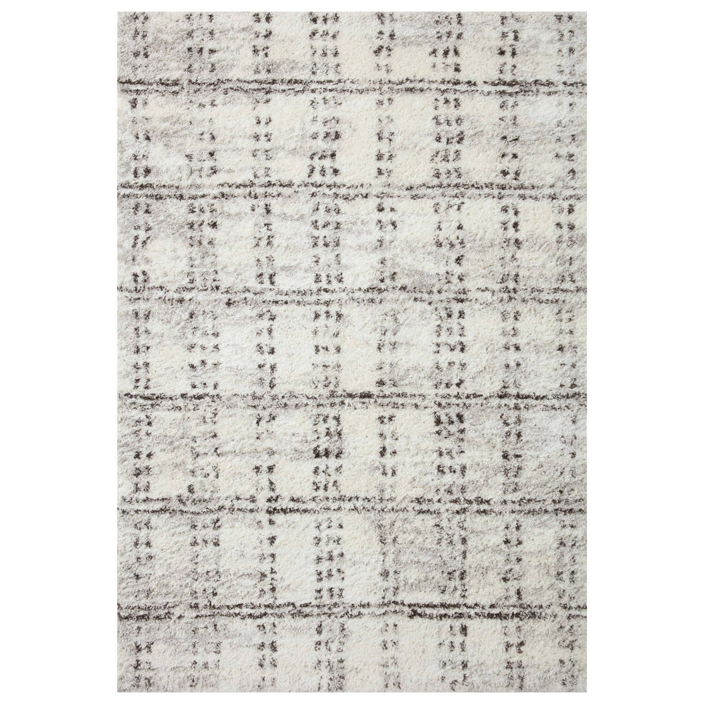 Bliss Shag BLS-03, Cream/Grey-Rugs1-High Fashion Home
