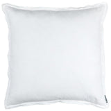 Bloom Double Flange Sham, White-Accessories-High Fashion Home